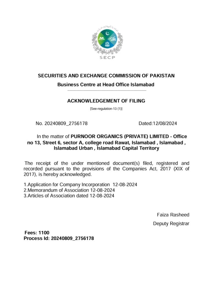 purnoor certification